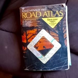 Vintage rand mc nally road Atlas